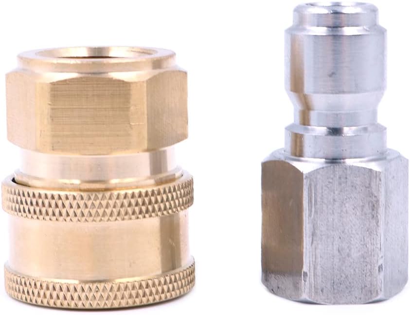ZONADAH 2 Pieces Brass Pressure Washer Fitting - Image 4
