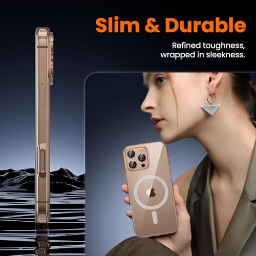 toushion 3 in 1 for iPhone 16 Pro Max Case Clear | with MagSafe,Screen Protector *1 & Camera Lens Protector*1, Military-Grade Protection by toushion - Used condition - Image 7