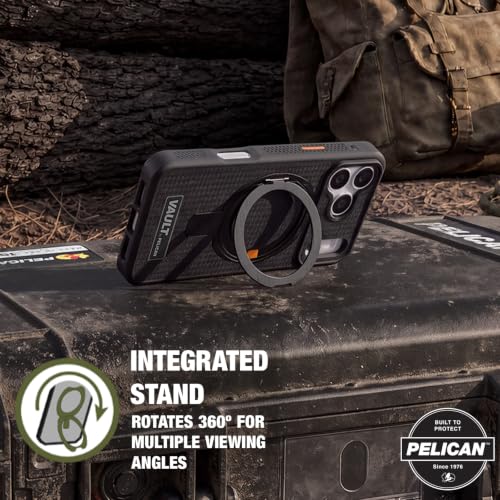 Image of Pelican Vault iPhone 18 Pro Max /17 Pro Max Case - MagSafe Phone Case -Black