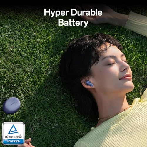 Image of OPPO Enco Buds3 Pro+ True Wireless in-Ear Earbuds, 12.4mm Titanium Driver,32dB ANC & Transparency Mode, 43H Total Playtime, 47ms Low Latency, Bluetooth5.4, IP55, (Midnight Black)