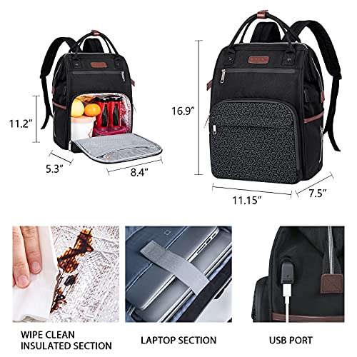 EMPSIGN Laptop Backpack with Integrated Cooler Bag #TOP27