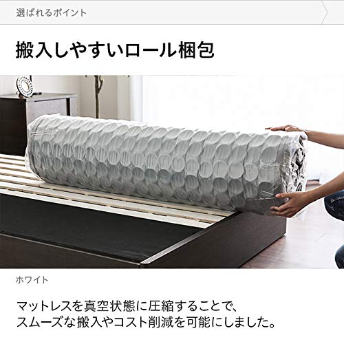 Amazon｜モダンデコ 快眠マットレス 体圧分散 超極厚 25cm 通気性 単体