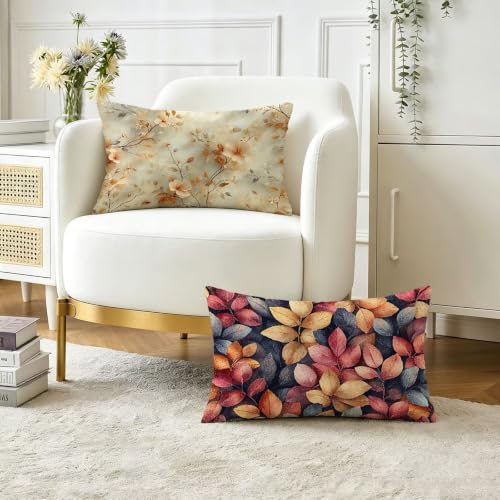 Coussin extérieur imperméable 50x70 fleuri résistant à l'eau