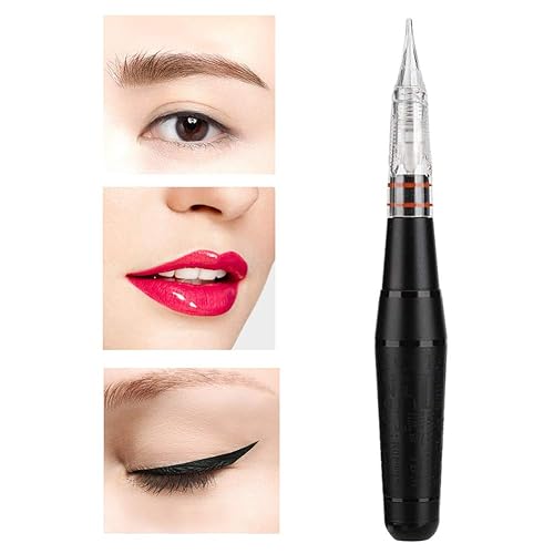 Miniatura 4 de Tatuaje eléctrico Shader Pen Microblading Ceja Labio Profesional Tatuaje Pen Semi-Permanente Máquina Fuerte Rotary Motor Tatuaje Pistola, Negro