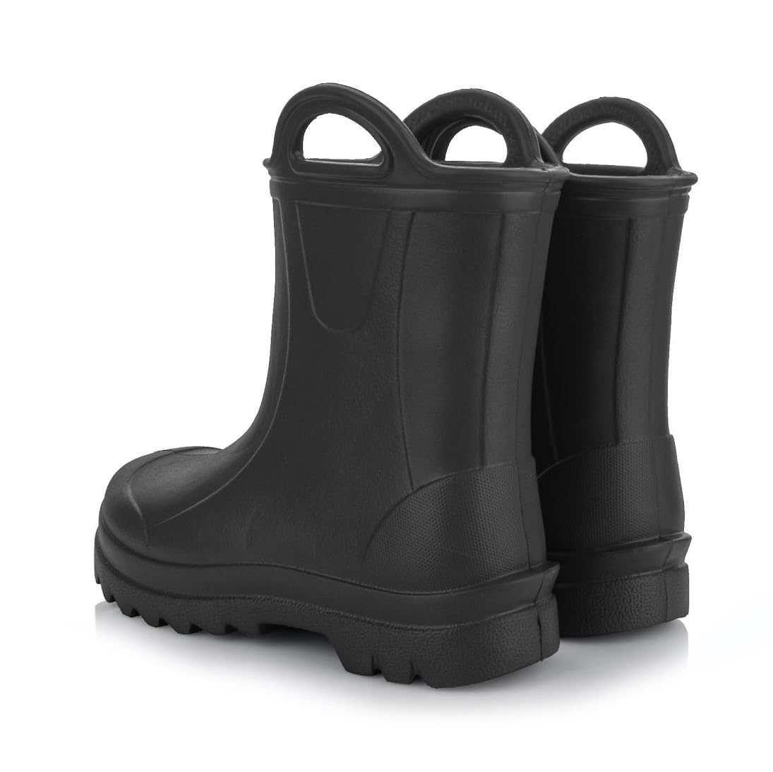 Lemigo Bottes de pluie pour enfants très légères en mousse EVA avec poignée pour garçons et filles 735 Doggy