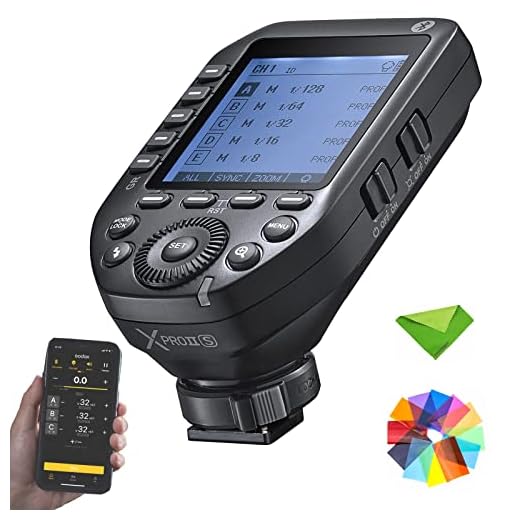 Godox Gatilho XPro XProII-S para Transmissor Sem Fio Sony 2.4G HSS 1/8000S Conexão Bluetooth, Gatilho de Tela Grande Inteligente e Portátil para Câmeras Sony (atualizado do Xpro-S)