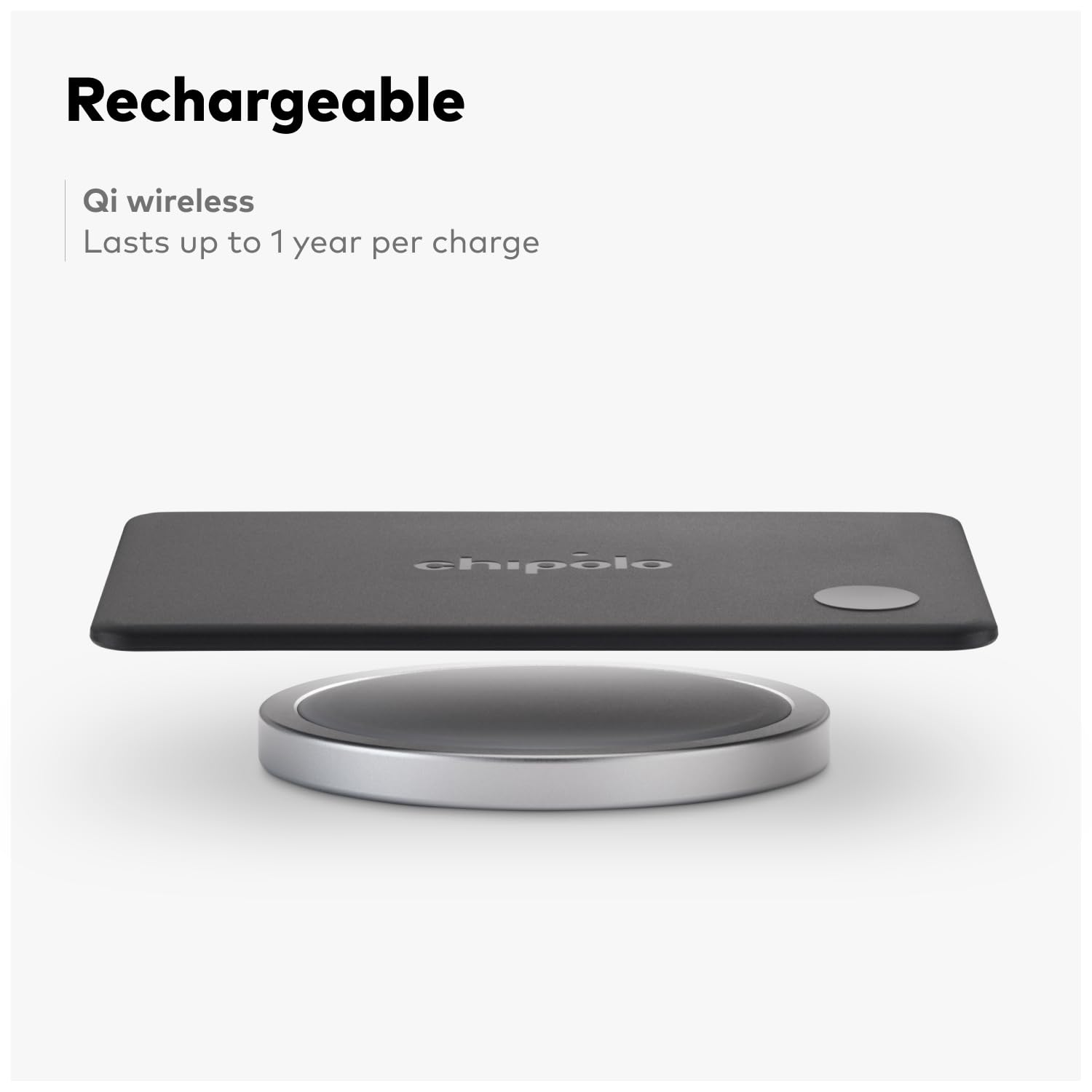 Chipolo KARTA – karta do śledzenia portfela z możliwością ładowania, lokalizator przedmiotów, wyszukiwarka paszportów, kompatybilna z Apple Find My lub Find Hub z powiadomieniami o telefonie i poza | Współpracuje z Apple Where Is lub Google Find Functions