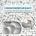 Well Sleep Pillow, 3D Good Night Pillow, 3D Pillow All-Round Neck Support Sleep, Ergonomic Headrest with Creative Micro Airball Pillow, Egg-Shaped Sleep Well Pillows Neck and Back Foam Particle-Grey
