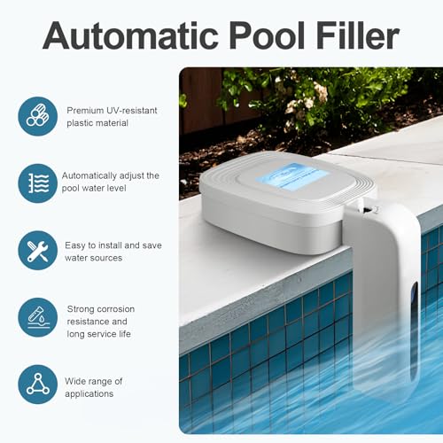 Bghdas Upgrade Pool Water Leveler Auto Fill, Automatic Pool Filler, Pool Water Level Control with Water Level Regulation Automatic Pool Water Leveler Fit for Pool, Spa, Pond - Thumbnail 2