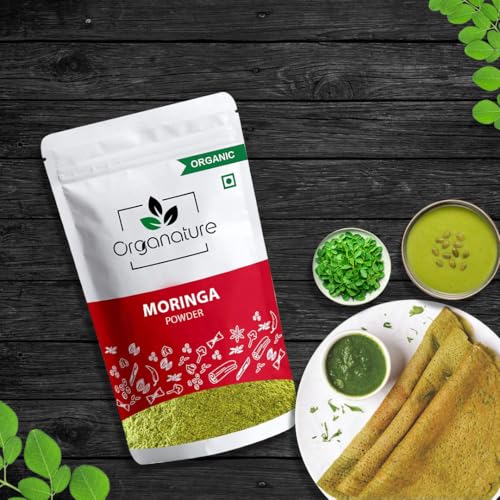 Image of Organature organic moringa leaf powder 850 grams| Nutrition Rich super food for healthy skin & Hair |Immunity & Energy Booster