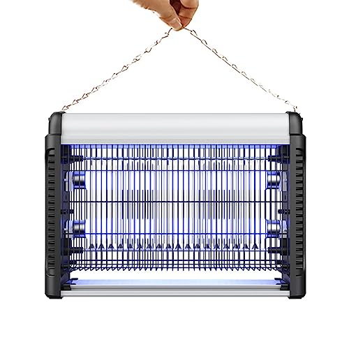 Insetticida con luce UV da 20 W, trappola per insetti per interni ed esterni, trappola per mosche, moscerini, controllo dei parassiti, ETL elencato