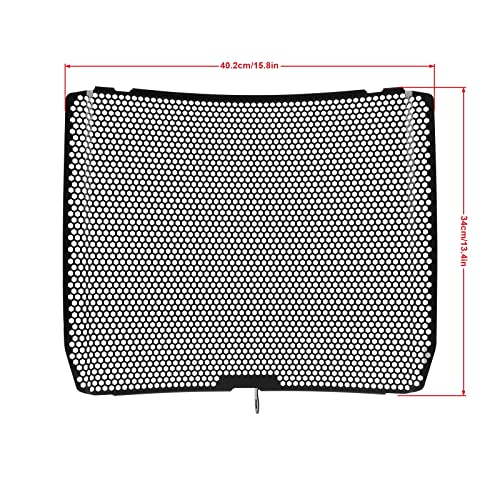 Hunter-Bike Radiator Grille Guard Radiator Cover Protection Compatible With Kawasaki Zh2 Z H2 H2Sx Ninja H2 R H2R Sx Se #TOP4