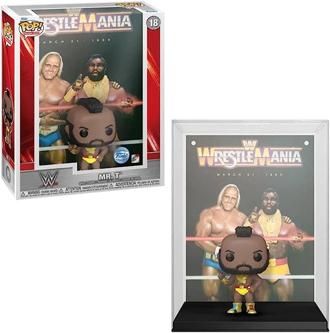 Funko WWE: Mr. T Wrestlemania Pop! Cover Vinyl Action Figure