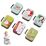 manualidades con latas vacias de leche κÚselo repetidamente: una caja de dulces de Navidad reutilizable, Christmas Mint Tin es un lindo regalo de vacaciones para niños, estudiantes, amigos y familiares, perfecto para Navidad, Año Nuevo, fiestas de cumpleaños o bodas.