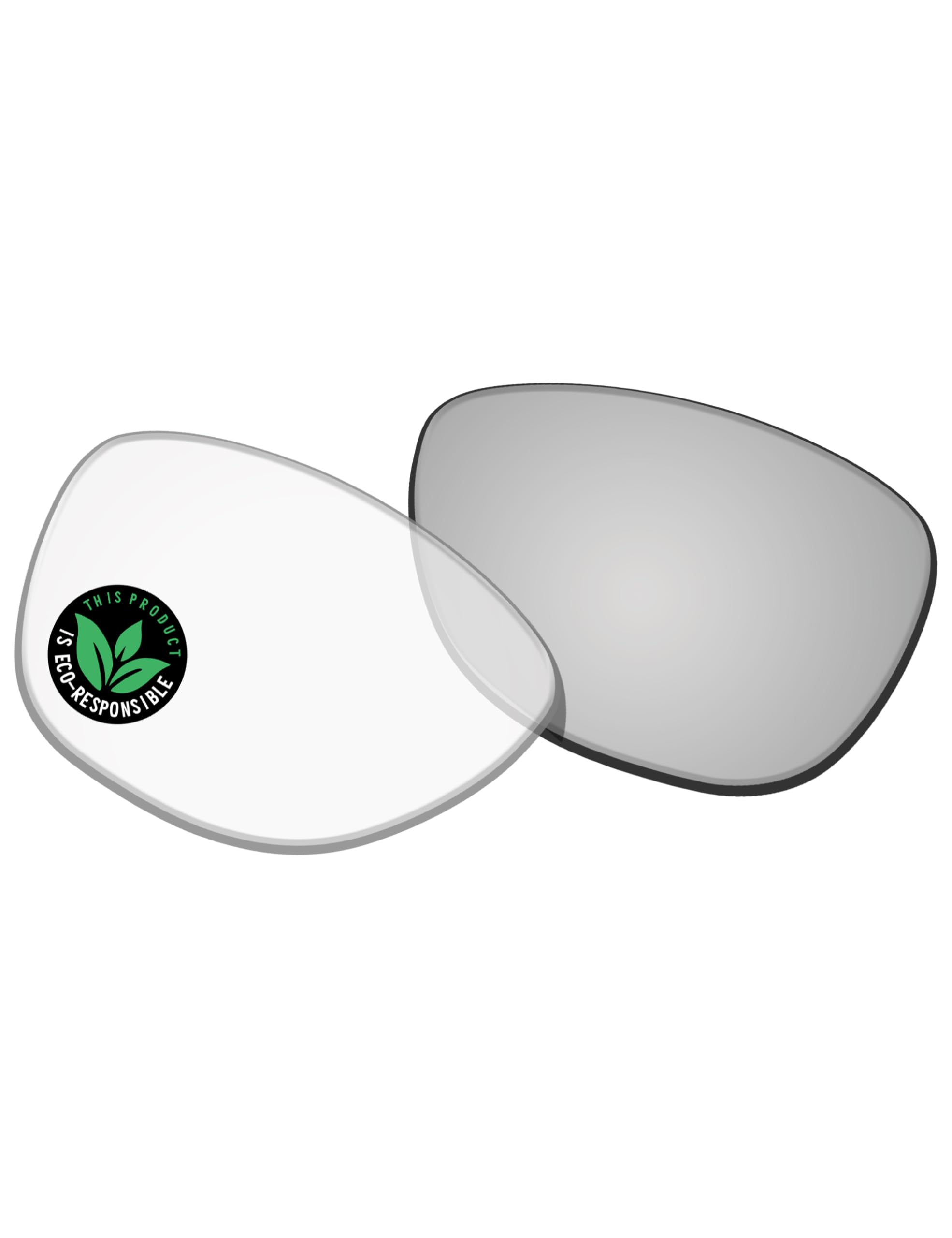 Raydi Lenti di ricambio in policarbonato resistenti agli urti compatibili con Ray-Ban Meta Skyler RW4010 52 mm, lenti per occhiali da sole, fotocromatiche trasparenti, non polarizzate