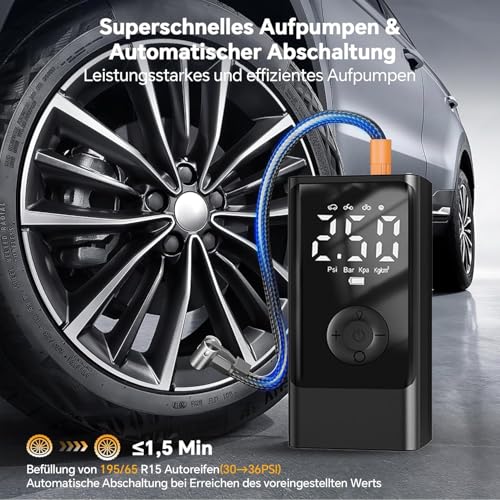 Compresor de aire portátil para auto 14 Imagen adicional