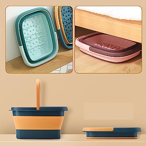 Bañera portátil plegable para pies con masaje miniatura 6