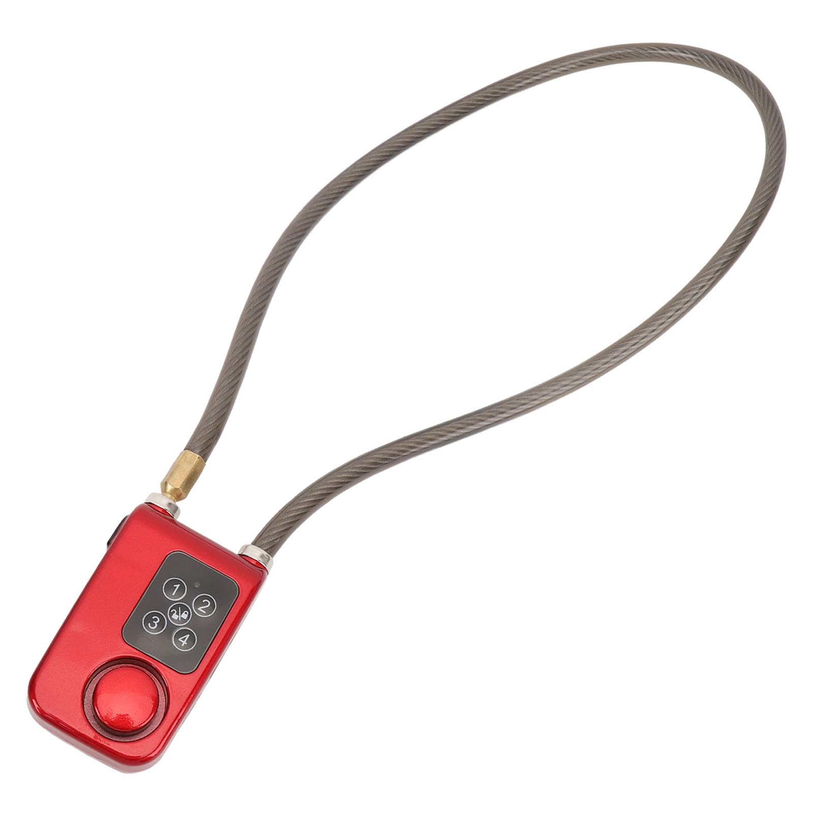 Blocco Allarme Bici Password a 4 Cifre Blocco Bici Wireless con Telecomando Catena di Sicurezza Antifurto Negozio di Casa Moto