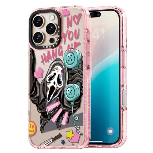 Protégez votre iPhone 16 Pro Max des chutes avec style rose fun