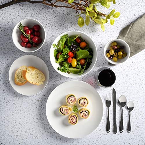 Image of Gibson Home All U Need 60 Piece Plates, Bowls, Glassware, Forks, Spoons, and Knives (Service for 6) Dinnerware Set