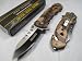 Tac Force Assisted Opening Rescue Tactical Pocket Folding Stainless Steel Blade Knife Outdoor Survival Camping Hunting - Brown Camo