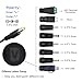 AlloverPower 3V - 24V 1.5A 36W Universal Adjustable DC Power Supply Kit AC Adapter Speed Control Volt Display ON Off Switch with Variable 8 Plugs