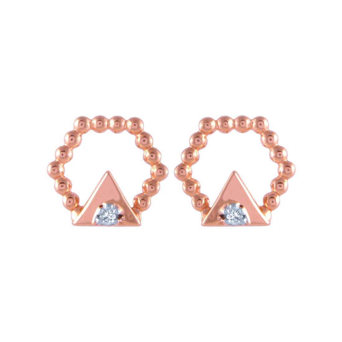 Gold and Diamond Stud Earrings for Women-image-25