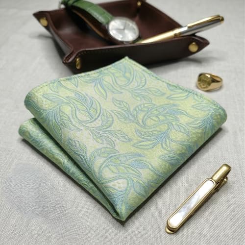 Image of Men's Necktie Gift Set with Wooden Box | Premium Tie, Pocket Square, Cufflinks & Lapel Pin | Elegant Formal Accessories Gift for Men