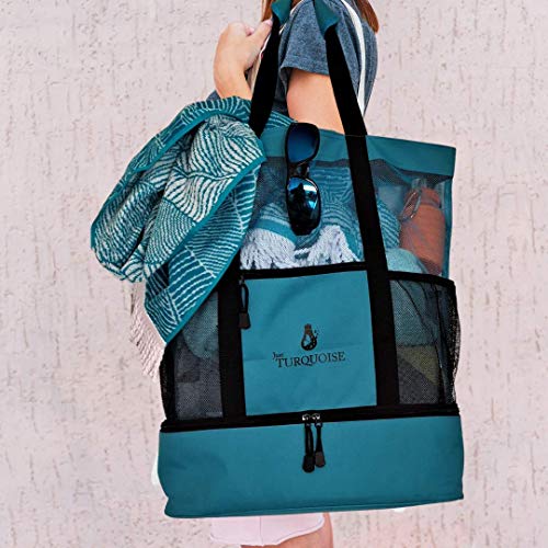 Mesh-Beach-Bag-Cooler-Beach-Tote-with-bottom-cooler-Beach-and-Travel-Bag-for-Woman-and-Men