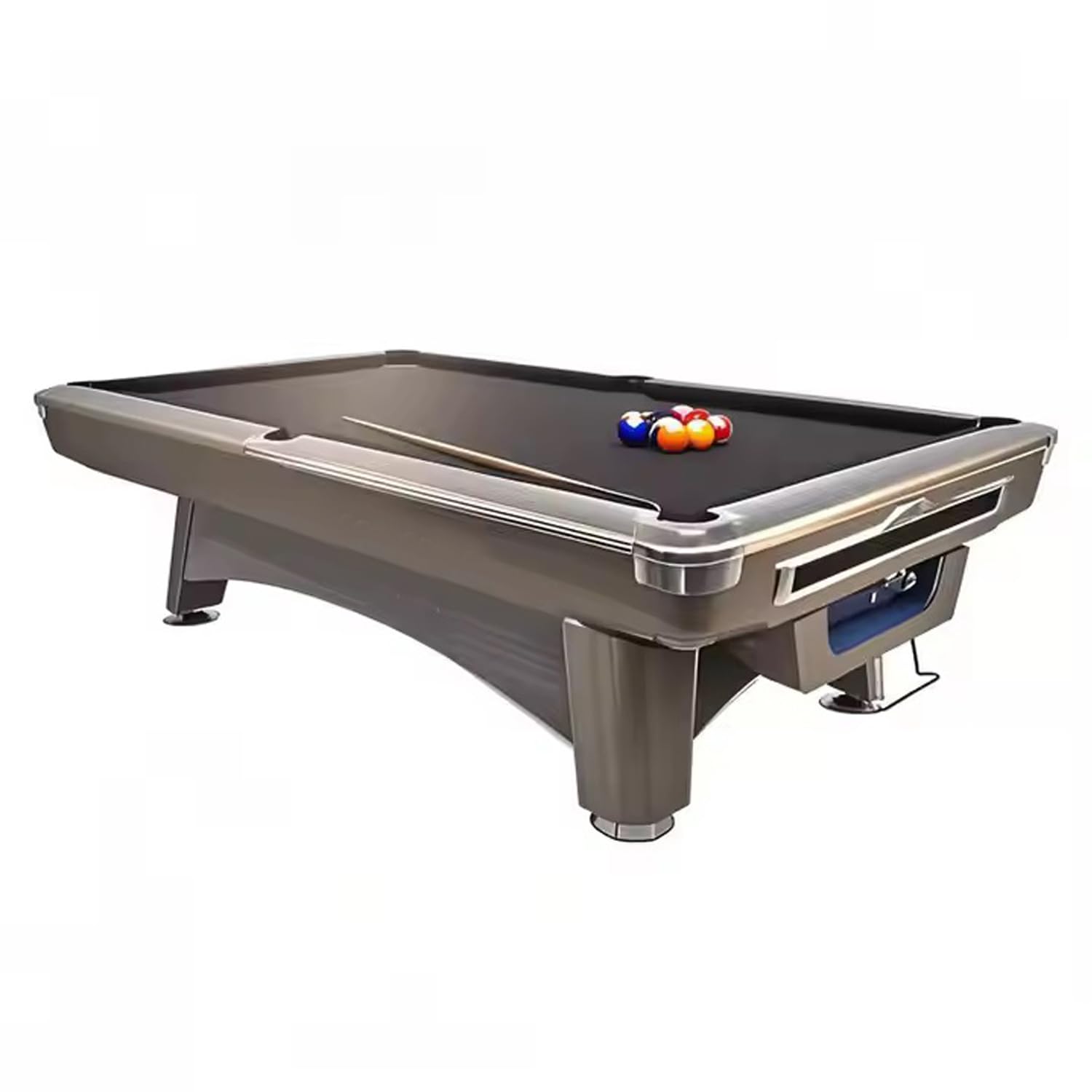 X-SPORTS Professional Solid Wood Billiard Table 9FT Pool Table with Slate and Solid Woods for Club