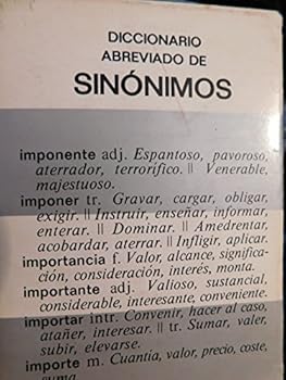 Paperback Diccionario Abreviado de Sinonimosvox [Spanish] Book