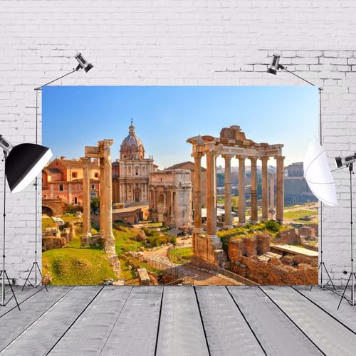 Fondo fotográfico antiguas ruinas romanas 7x5 ft miniatura 6