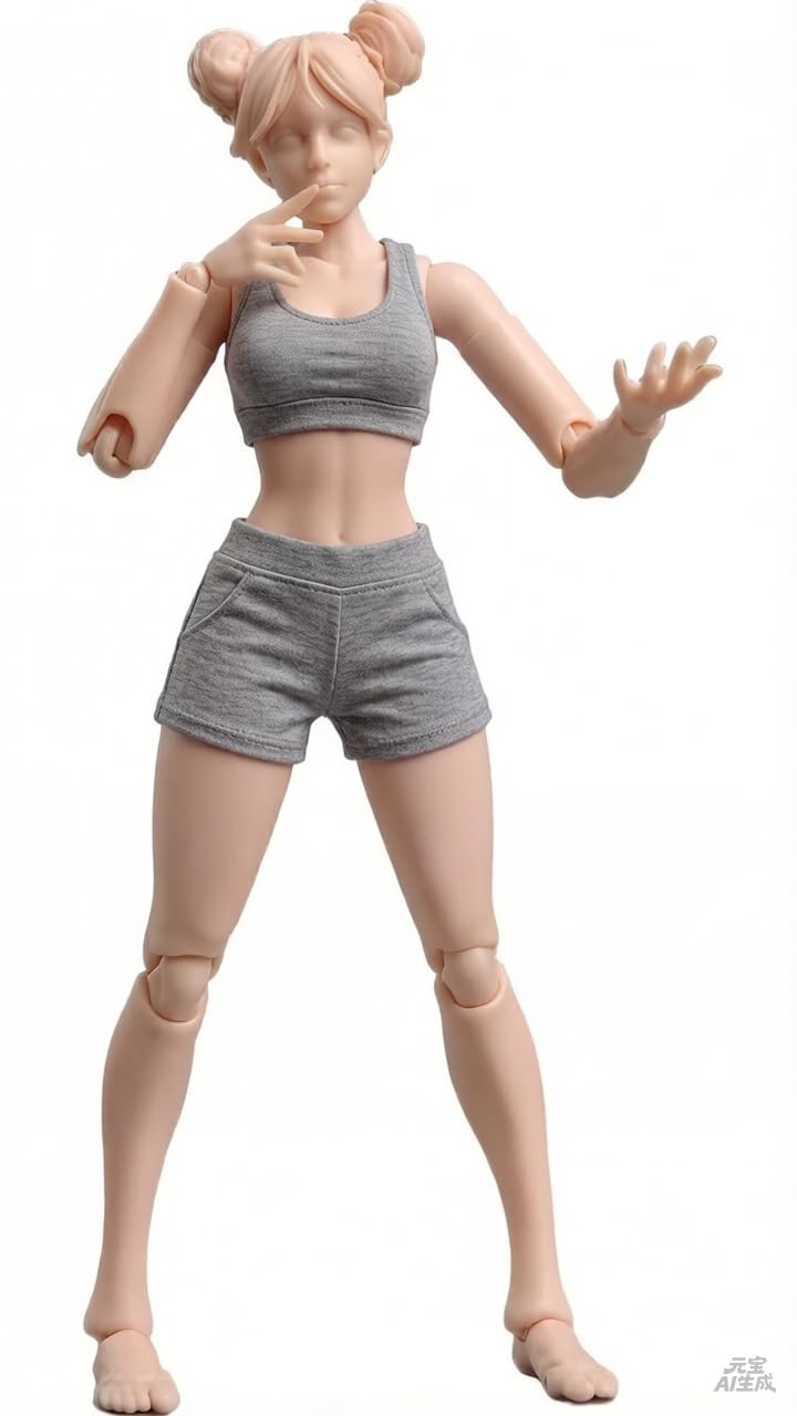 Amazon.co.jp: 1/12スケール女性アクション人形、1/12女性超可動素体