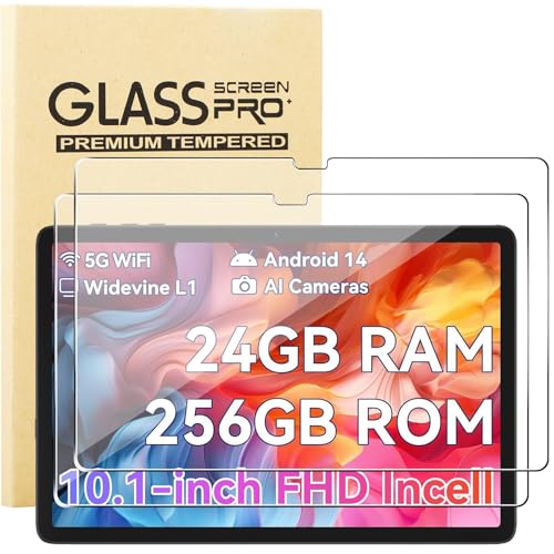 KUSINHOKA Schutzfolie für BESTTAB A20 10 Zoll Folie, 2 Stück 9H Härte [Anti-Kratzen] Anti-Fingerabdruck Gehärtetem Schutzglas, Anti-Bläschen [Hohe Empfindlichkeit] Displayschutzfolie