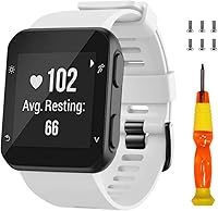 Vista 13 de NotoCity Correa de reloj de repuesto de silicona suave para Garmin Forerunner 35, compatible con Garmin Forerunner 35 Smartwatch