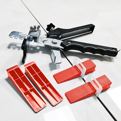20 Stück Keramikboden Wandziegel Bauwerkzeuge, Fliesen-Abstandshalter-Clips, Fliesen Nivelliersystem, Fliesenverlege-Installationswerkzeug, für den Bau von Wänden und Böden