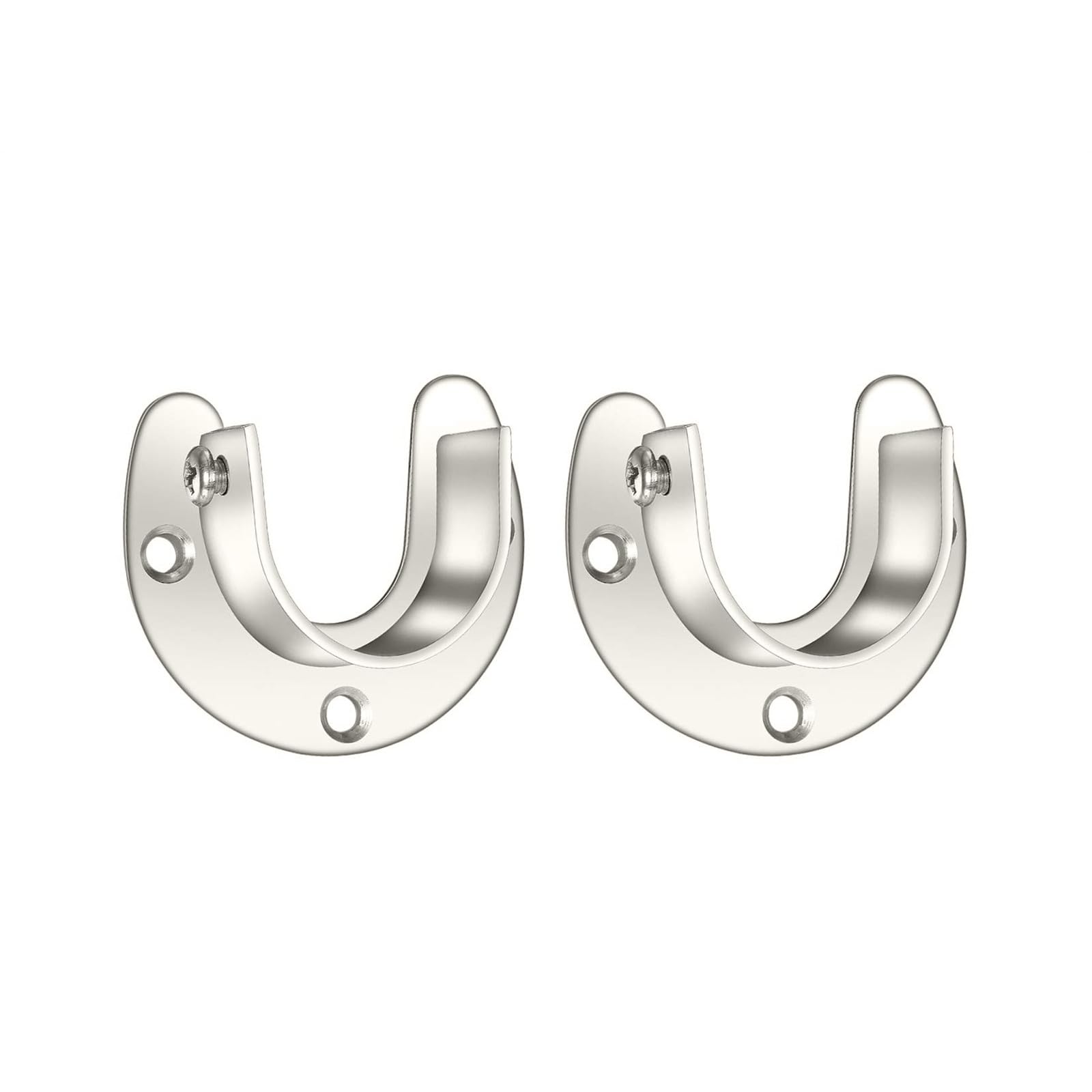 Hdoytxxm 304 Opening Of 2 Wardrobe Bracket Supports With Screws Closet Rod Brackets Heavy Duty Wardrobe Supports Set For Closet Rods Heavy Duty Rod Holder
