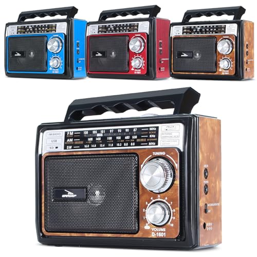 Radio de Som Retro D-1601 (Marrom)