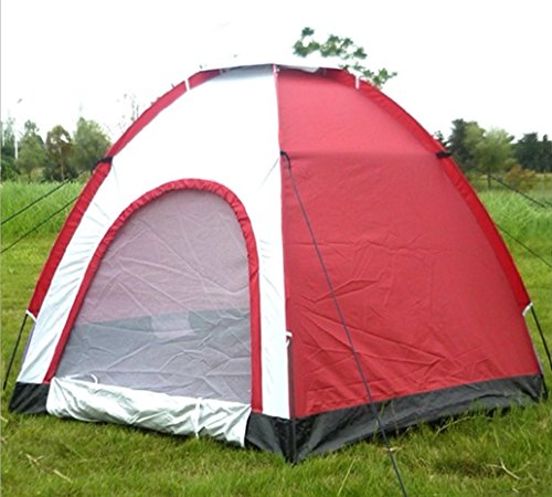 Tentes de camping 5-6 personnes hexagonale ombragée pour le tourisme