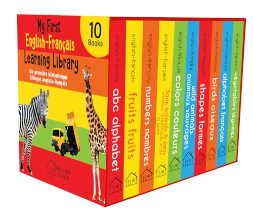 Image of My First English-Français Learning Library (Ma première bibliothèque bilingue anglais-français): Boxset of 10 English (English and French Edition)