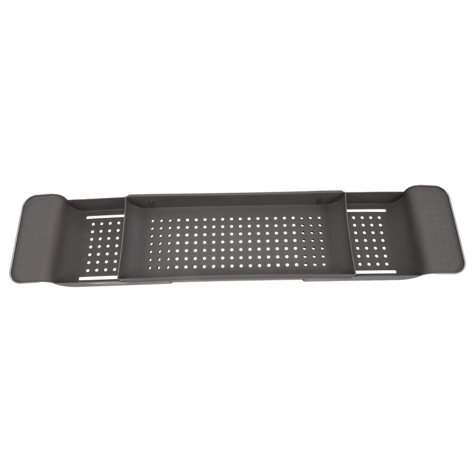 Plateau de bain extensible 55X17 CM design durable en polymère PP et TPR
