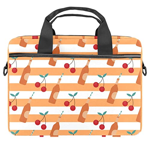 Housse ordinateur 13 pouces rembourrée avec bandoulière motifs originaux et zippée