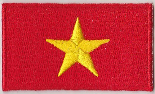 MadAboutFlags Vietnam Country Flag Embroidered Patch T4