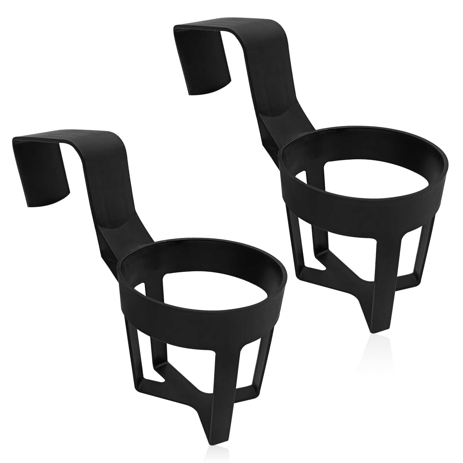 Photo 1 of 2-Pack Car Cup Holder, Waterproof and Durable, Portable Multifunction Automotive Cup Storage Accessories for Most Cars, Shockproof Scratchproof Side Window Seat Armrest Cup Holder (Black-Style 2)