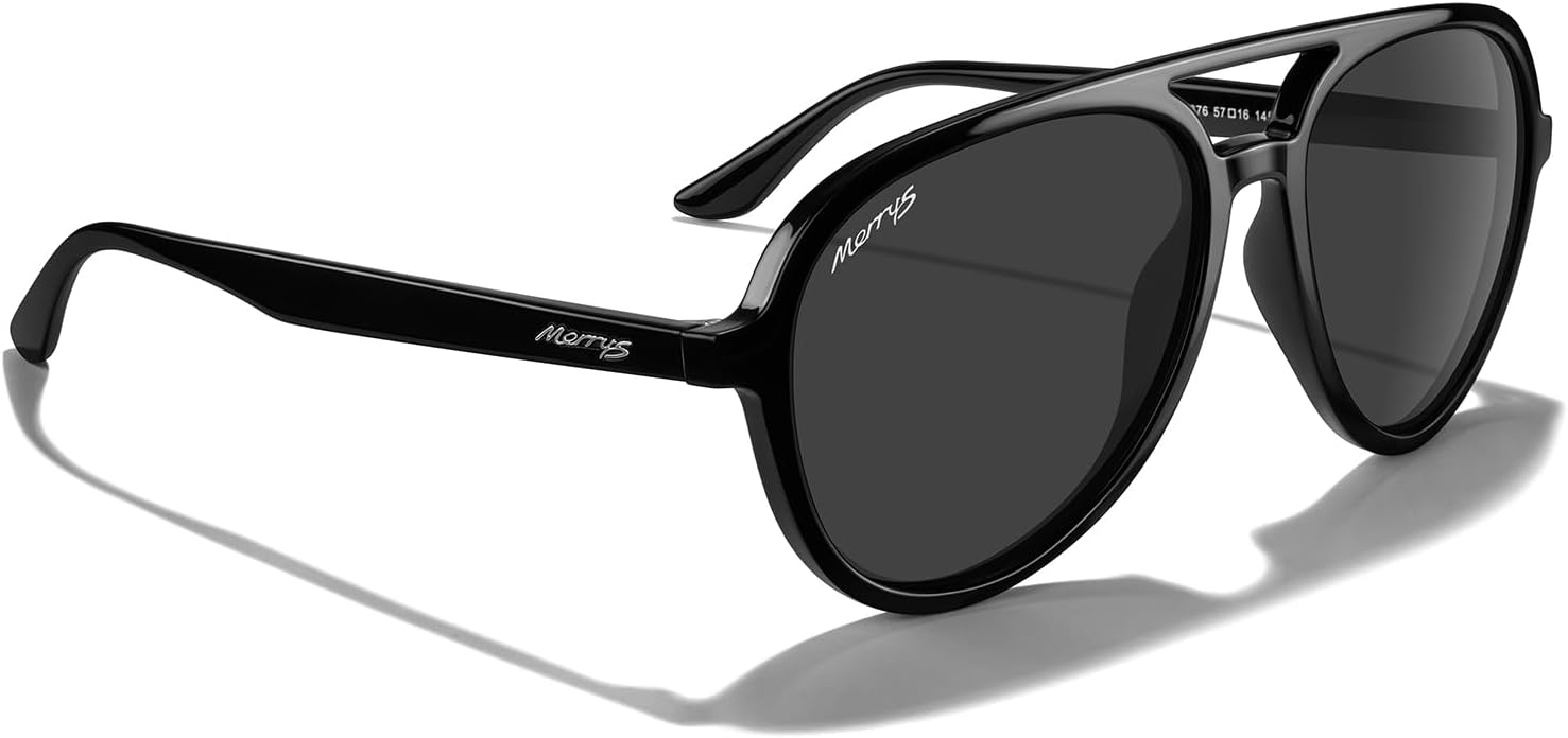 MERRY'S Classic Polarized Aviator Sunglasses For Womens Mens Retro Double Bridge Aviators S8376 - Image 5