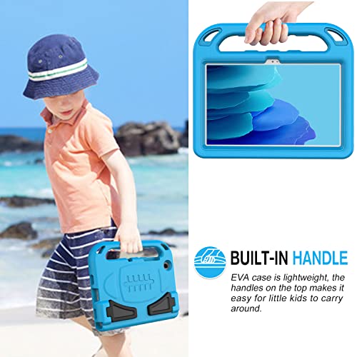 Ledniceker Kids Case For Samsung Galaxy Tab A7 10.4 2020, Samsung Tab A7 Case With Built-In Screen Protector, Shockproof Handle Kid-Proof Case For Galaxy Tab A7 Sm-T500/T505/T507/T509- Blue #TOP5