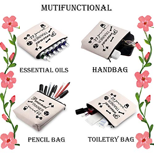 WCGXKO Personal Trainer Survival Kit Fitness Instructor Travel Accessories Toiletry Bag Makeup Bag