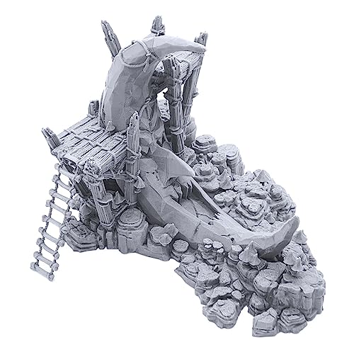 EnderToys Moon Shrine - DND Terrain Compatible with Dungeons and Dragons, 28mm Miniature Wargaming, Tabletop RPGs, Wargame Scenery