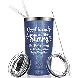 Ficsowy BFF Gifts of Friendship for Women Tumbler with Sayings-Good Friends Are Like Stars,BFF Funny