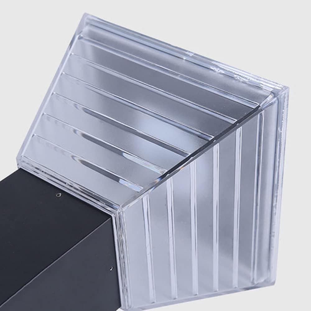 Post Lights Outdoor,Solar Lawn Lights Metal Pillar Lights Waterproof Wall Lights Simple and Creative Garden Lights Community Villas Outdoor Floor Lights LED Night Security Lighting Fixtures